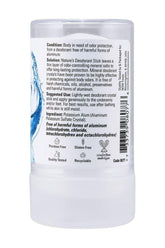 NOW Nature's Deodorant Stick with minerals for long-lasting odor protection, free from harmful aluminum, 99g.